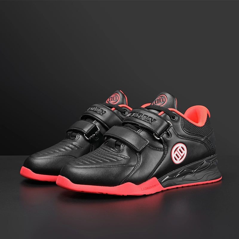 LUXIAOJUN PowerPro I Weightlifting Shoes Black & Red