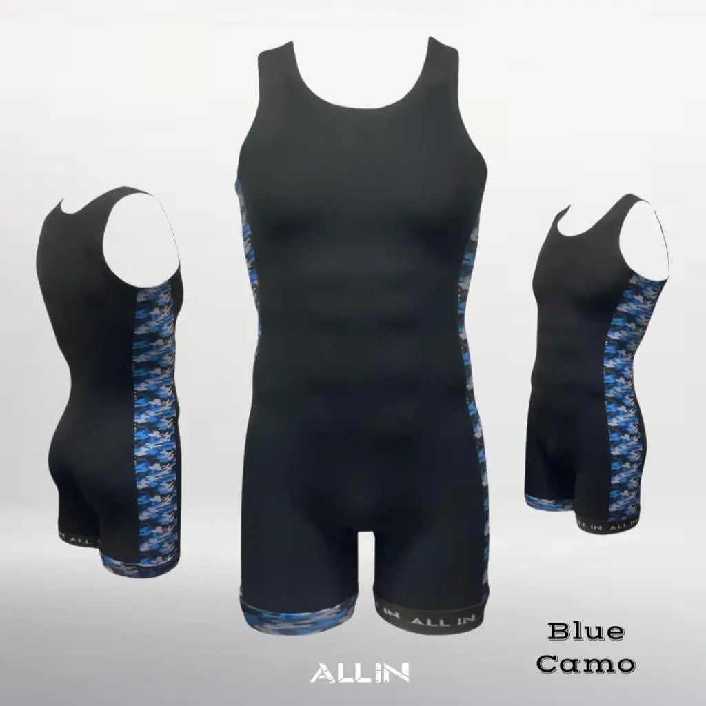 Blue Camo Singlet