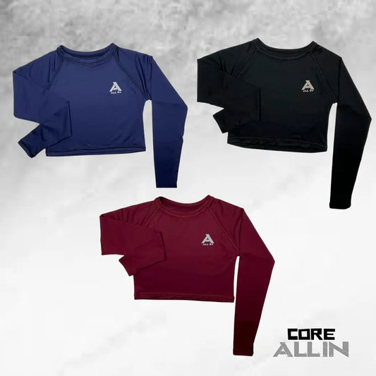 Women's Core Baselayer C | CropTop - Long Sleeve Shirt