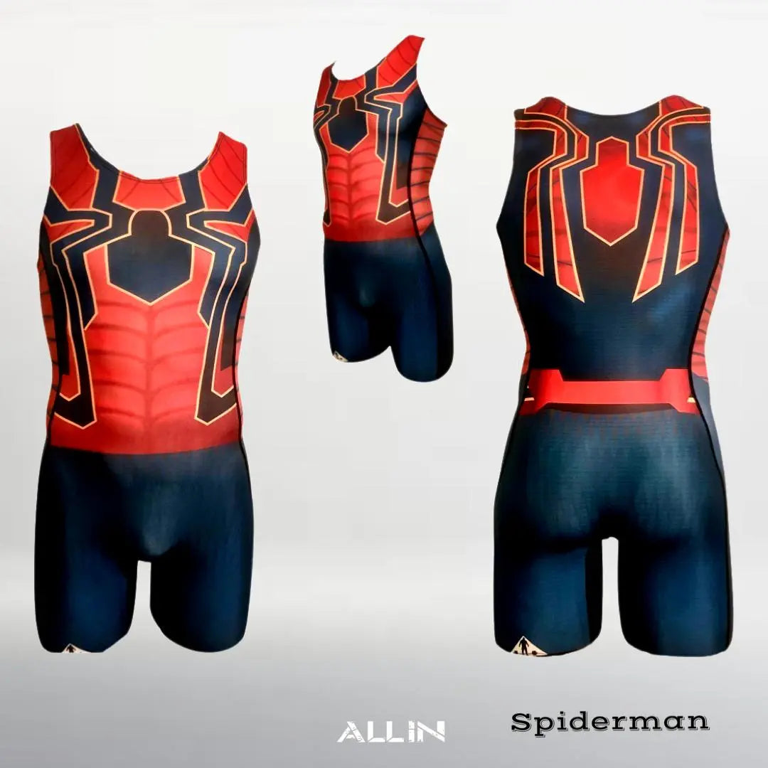 Red Spiderman Singlet