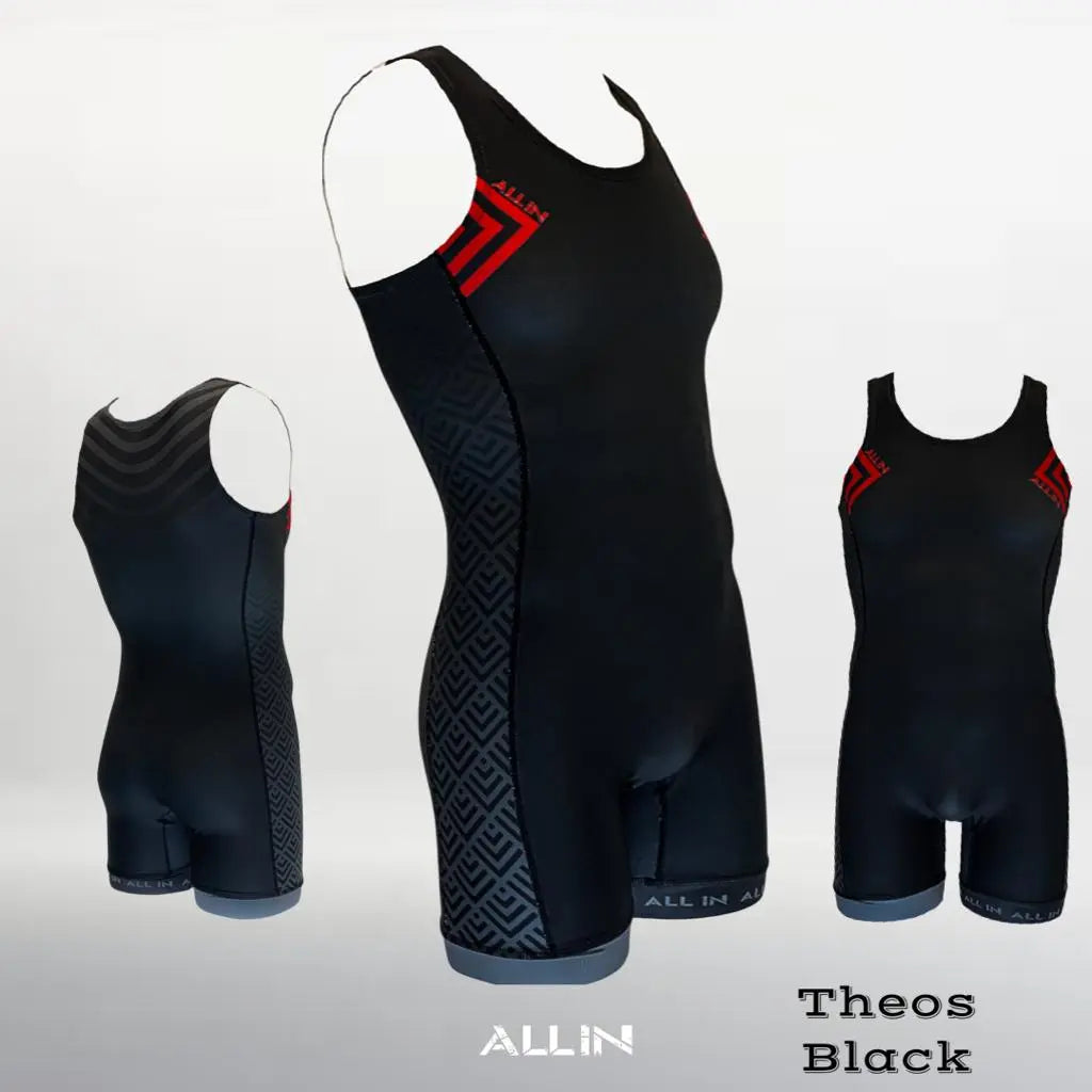 Theos Singlet | Black Red