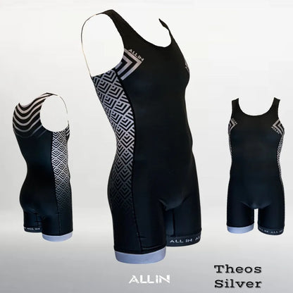 Theos Singlet | Black Silver