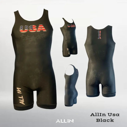 All In Usa Singlet